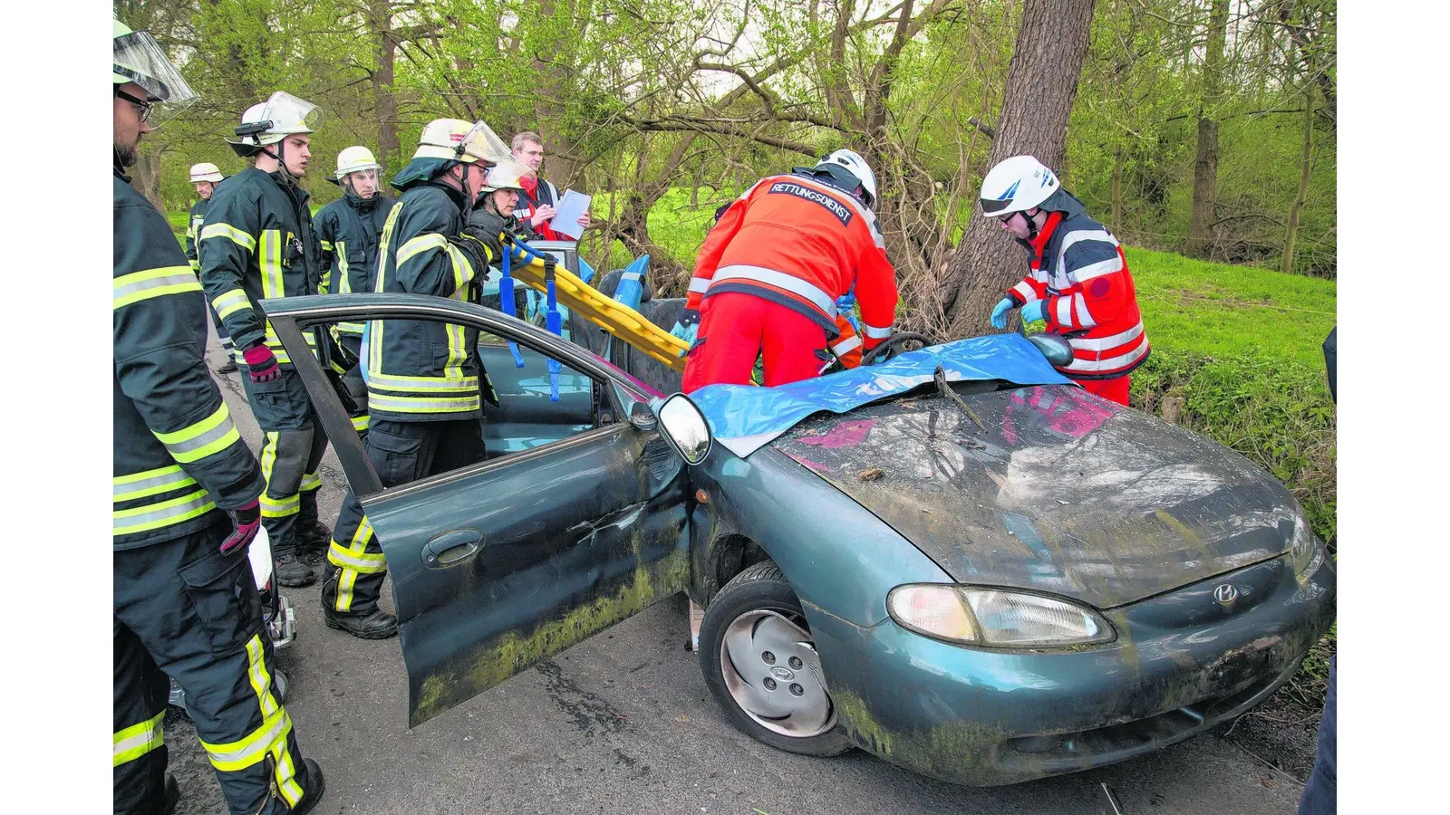 Gutes Zusammenspiel der Rettungskräfte (Foto: ste)