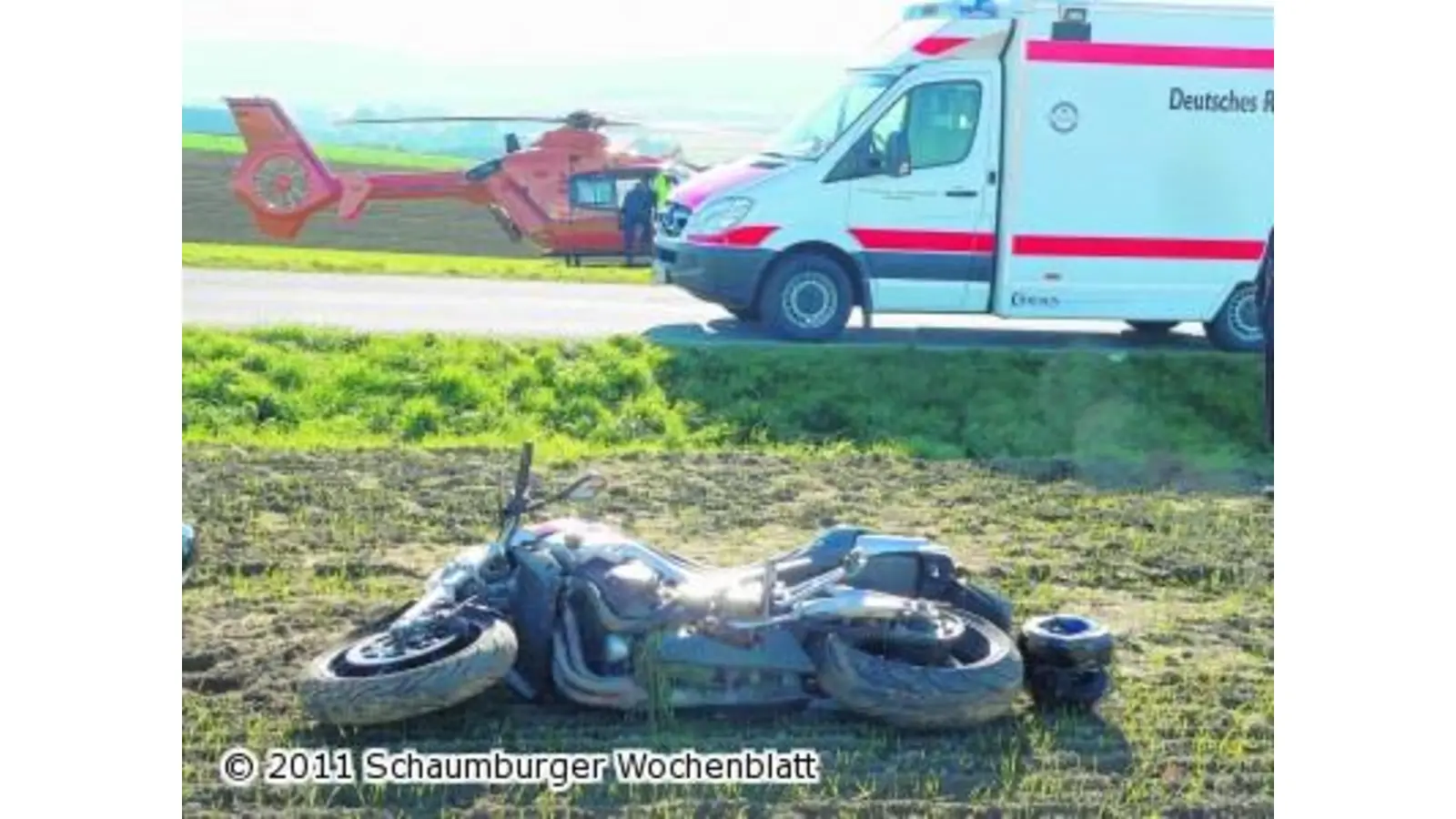 Sturz auf einem Acker (Foto: al)