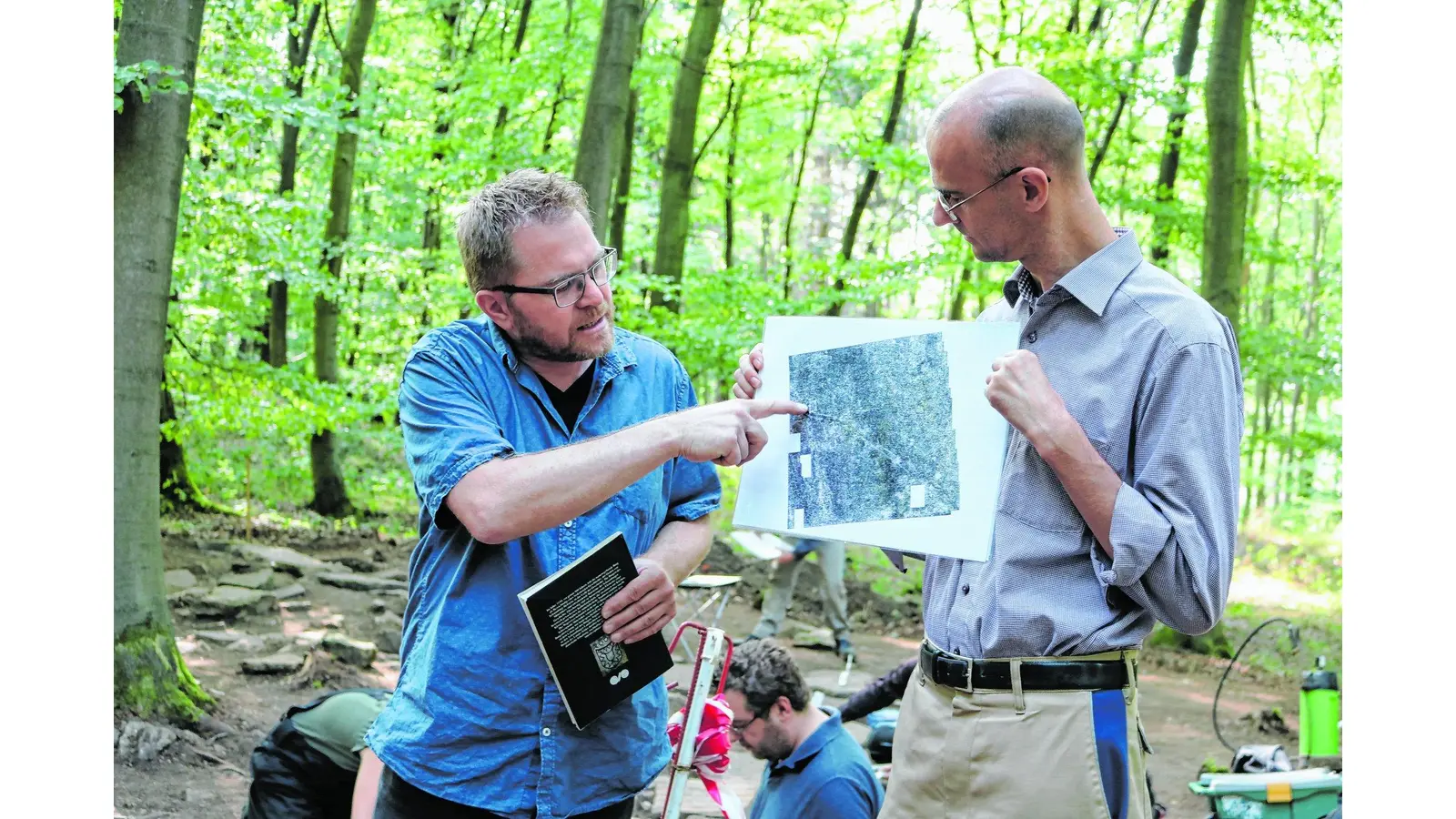 Auf den Spuren längst vergangener Zeit (Foto: jb)