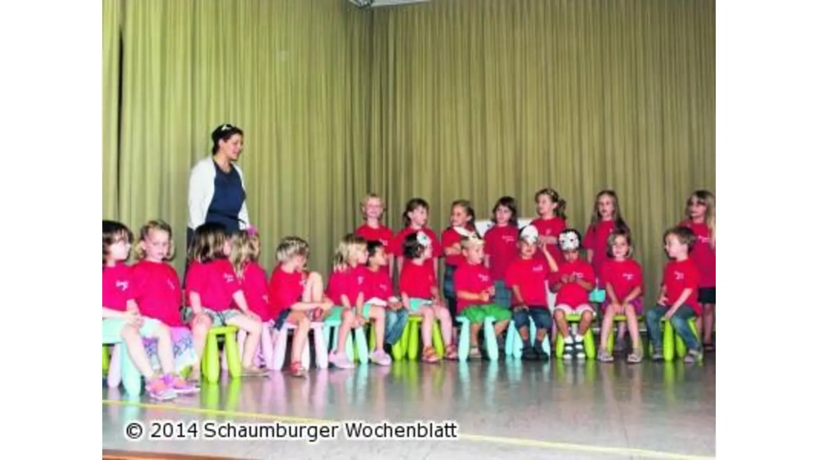 Sänger des Schaumburger Jugendchores zeigen ihr Können (Foto: em)