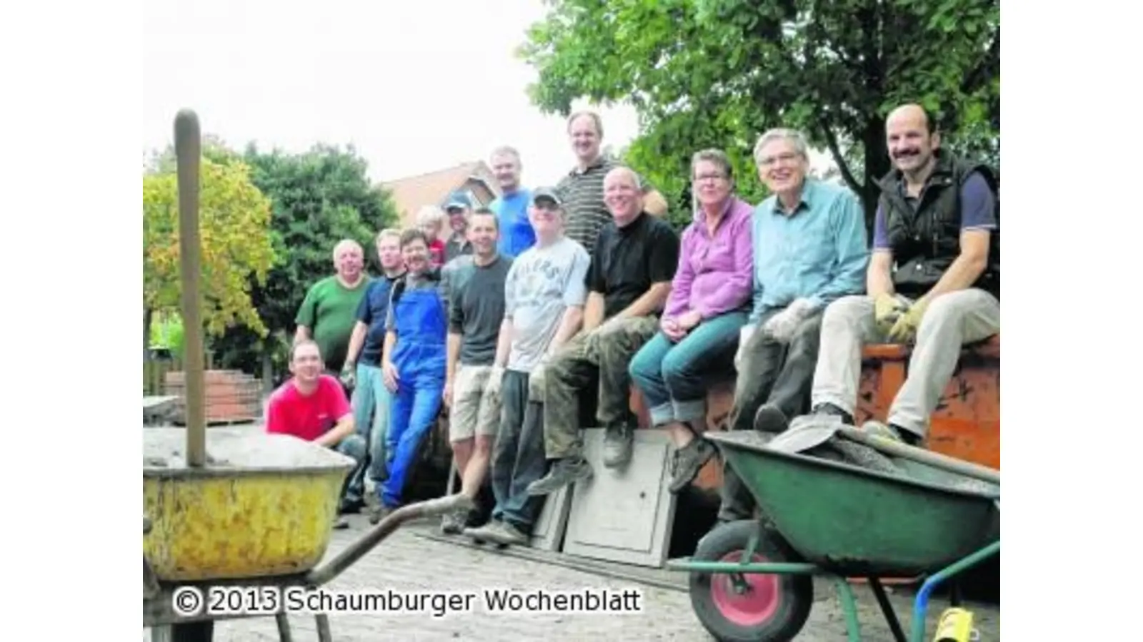 Viele Ehrenamtliche verschönern das Dorf (Foto: red)