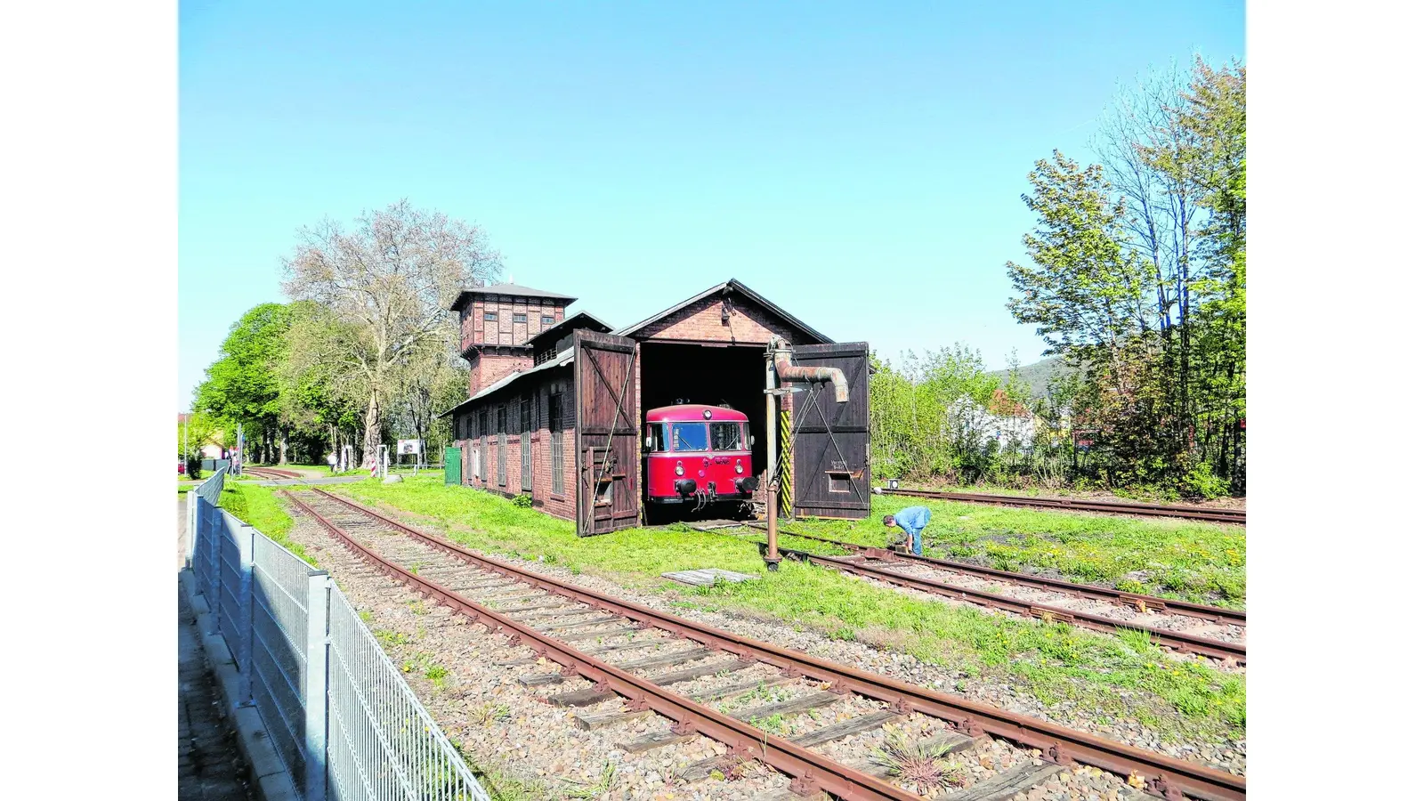 Morgen fährt der Schienenbus wieder (Foto: red)
