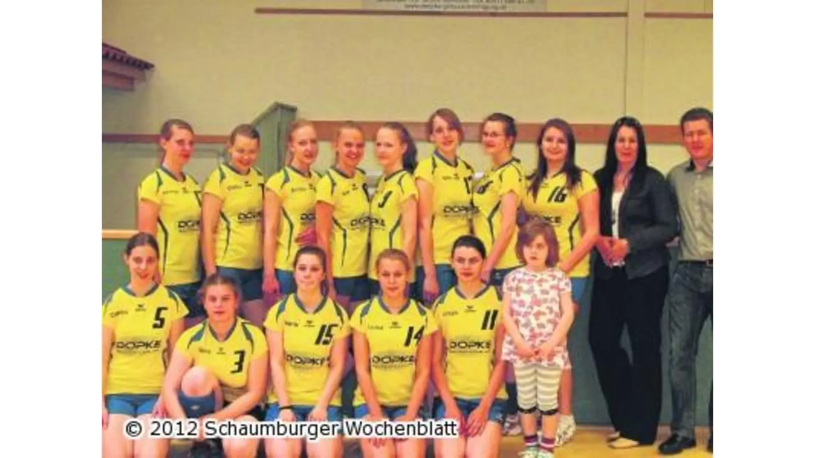 Trikotjubel beim Volleyball (Foto: ro)