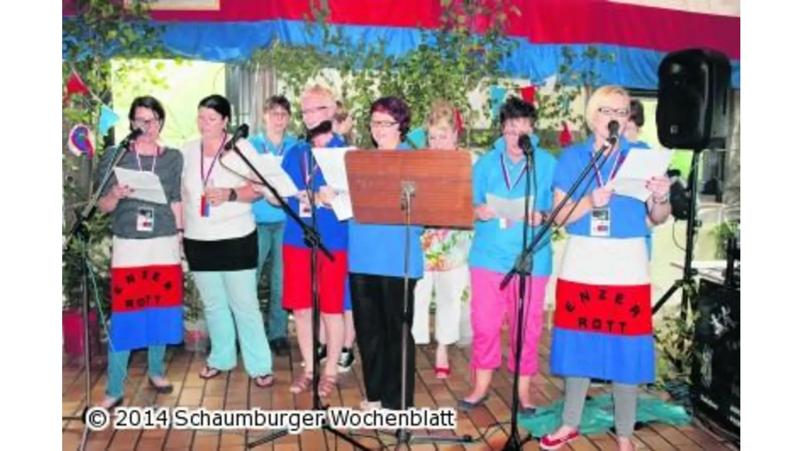 Die Enzer sind sangesfreudig Schützenfest ist nur einmal im Jahr (Foto: ag)