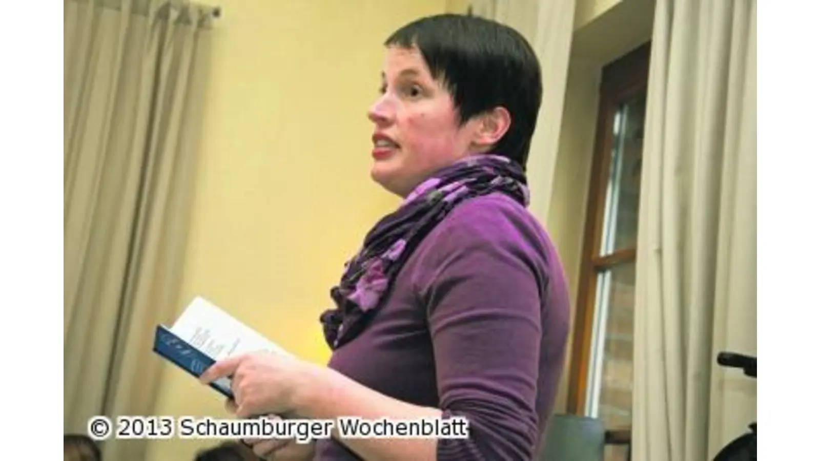Literarisches beim Obstbauern (Foto: wa)