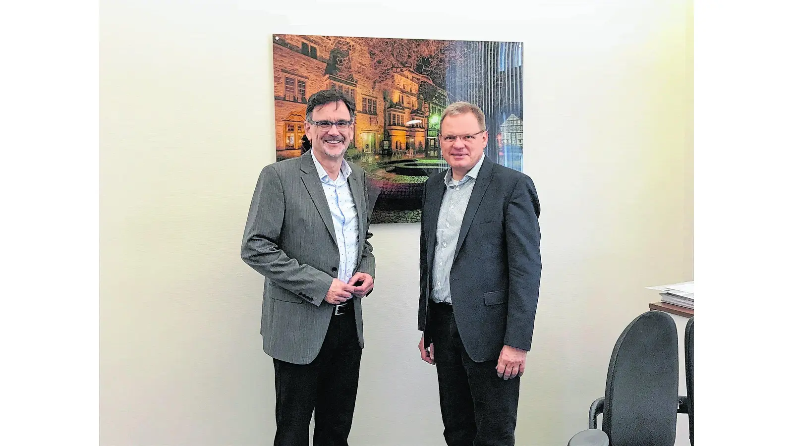 Dirk Adomat besucht Thomas Priemer (Foto: di)