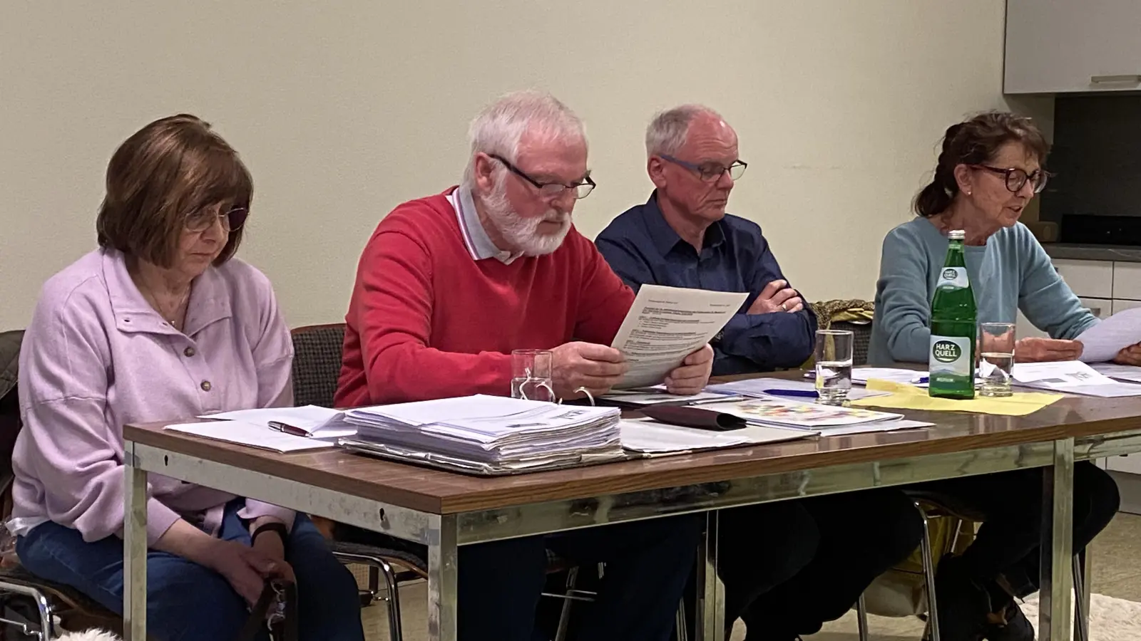 Der Vorstand des Fördervereins St. Markus Lauenau. (Foto: privat)