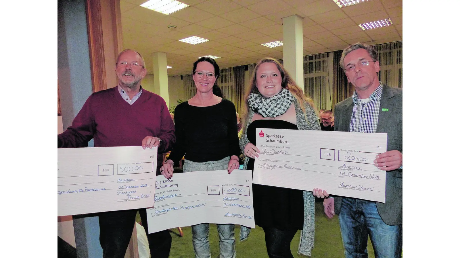Spenden für die Kindergärten (Foto: al)