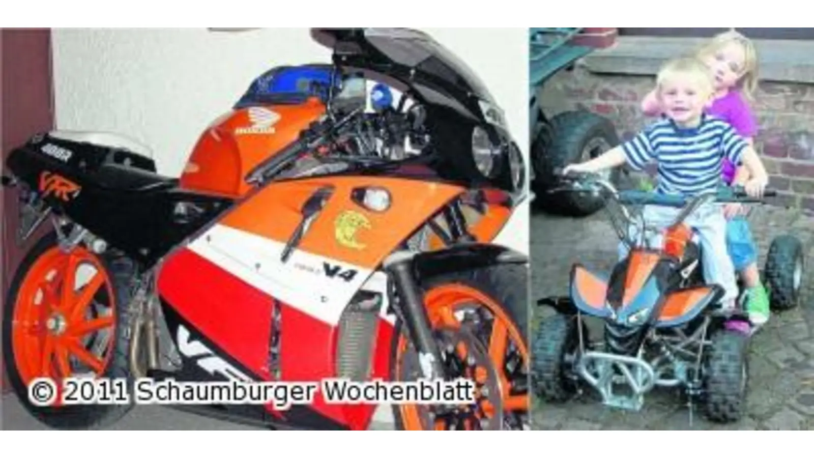 Honda und Kinderquad gestohlen (Foto: km)