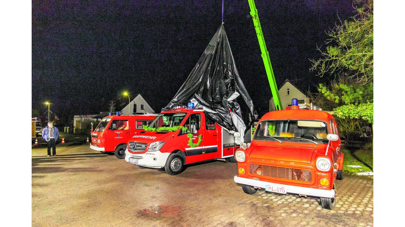 Feuerwehr-Ruhestand für altes Fahrzeug (Foto: red)