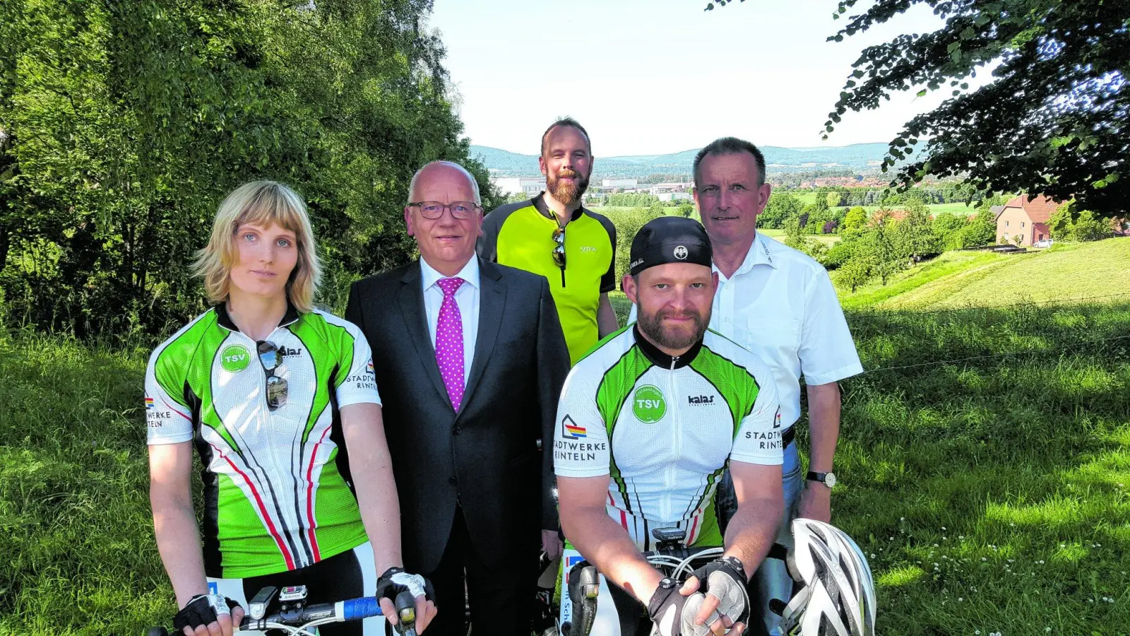 Radsportler neu ausgestattet (Foto: ste)