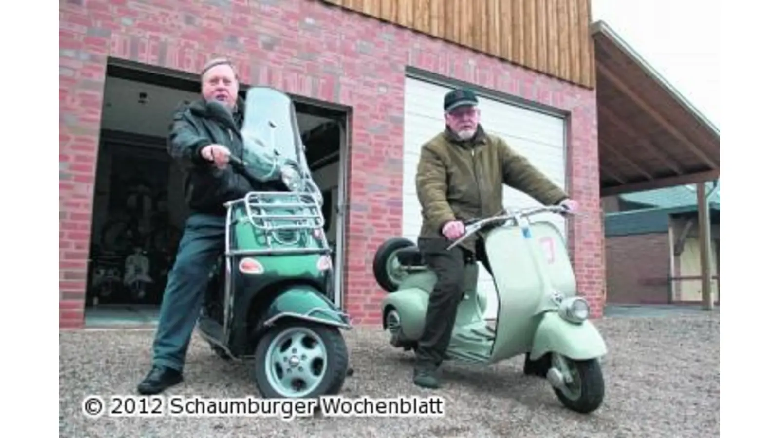Mit der Vespa bis zur Zugspitze (Foto: wa)
