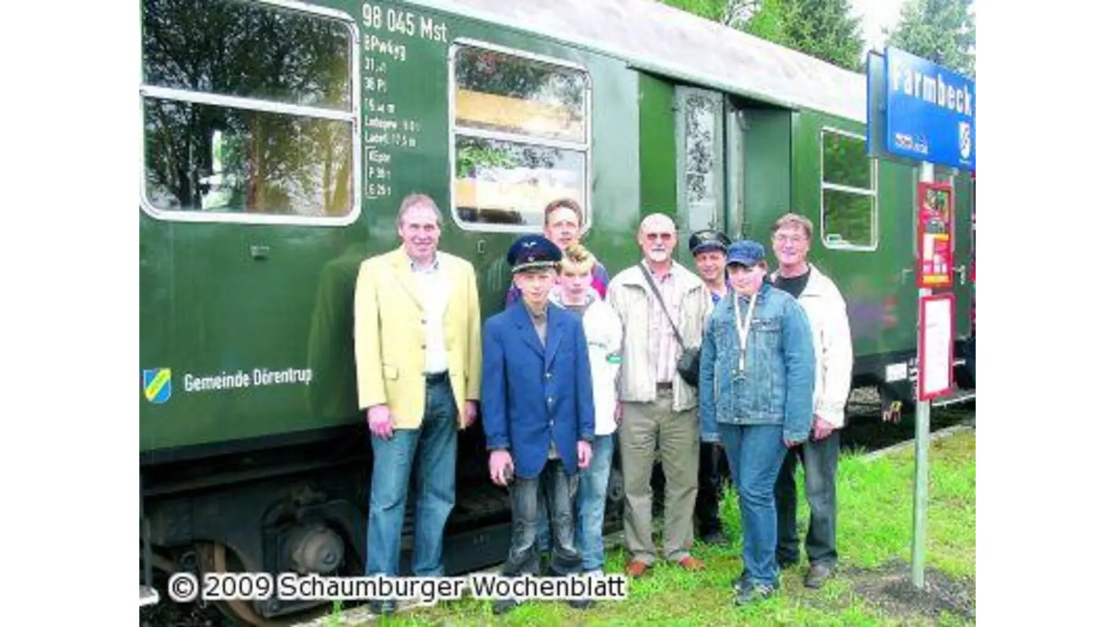 Dörentruper Wagen in Farmbeck der Öffentlichkeit vorgestellt (Foto: ste)