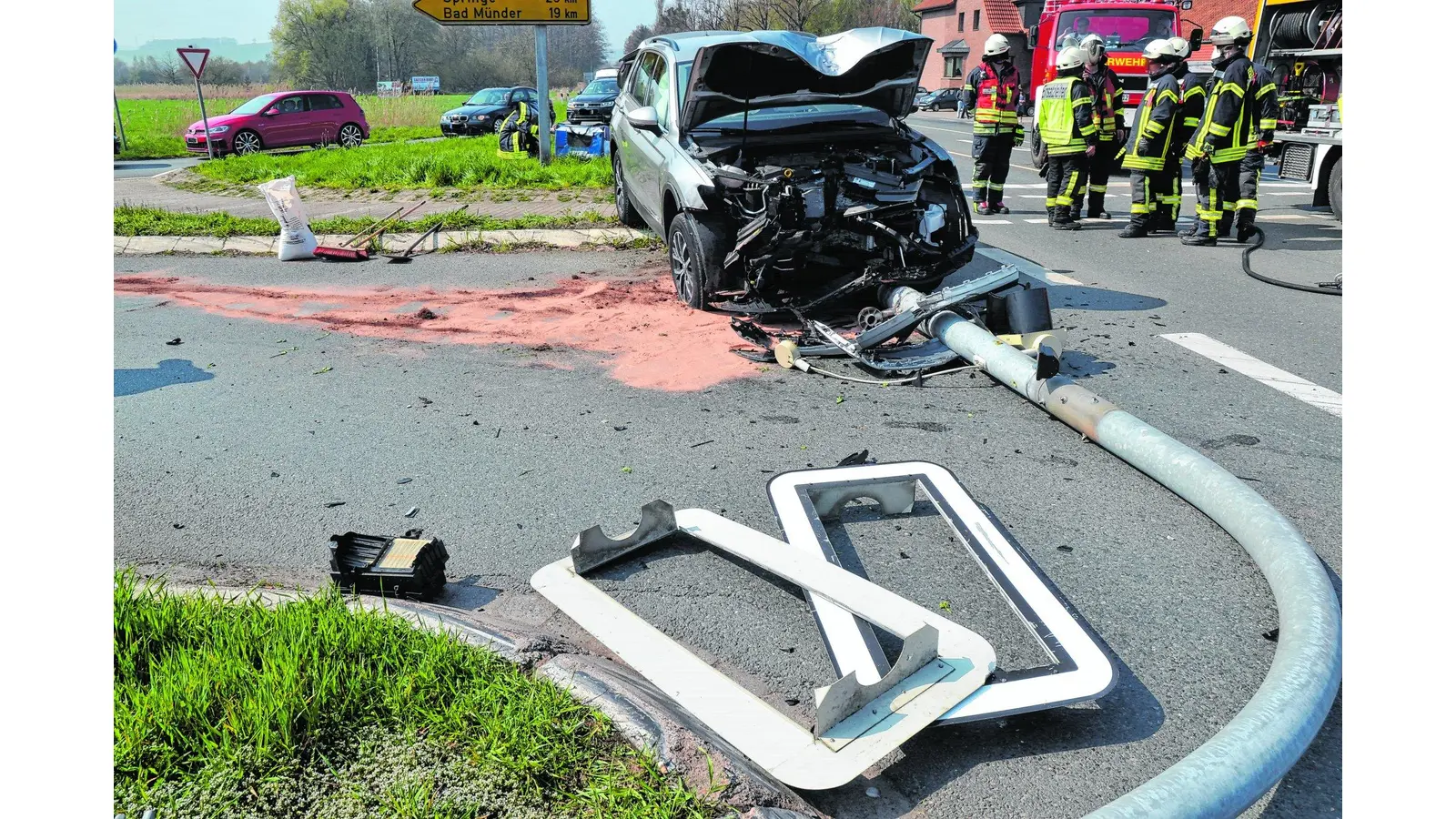 Verunfallter Pkw (Foto: red)