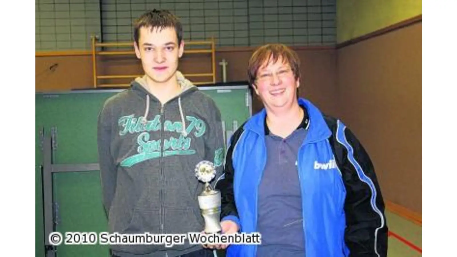 Christine Damke und Dieter Gbur holen die Titel in Borstel (Foto: red)
