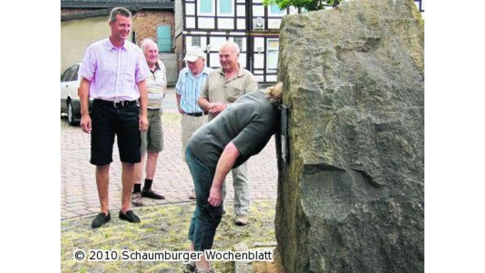 Ortsrundgang mit Bürgermeister (Foto: al)
