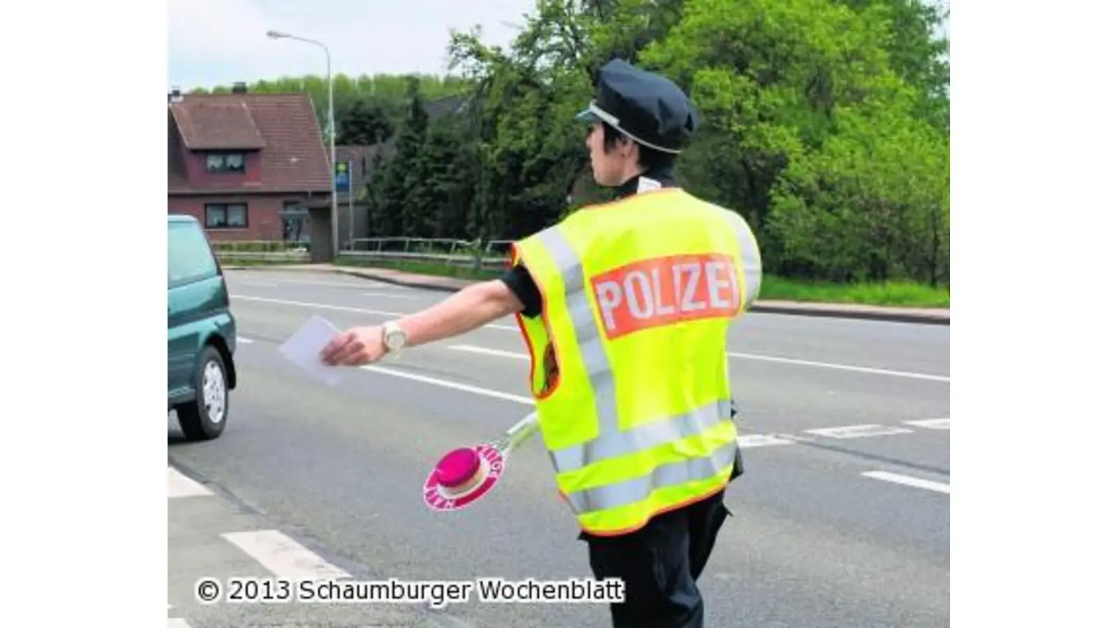 Im Visier der Laserpistole (Foto: wa)