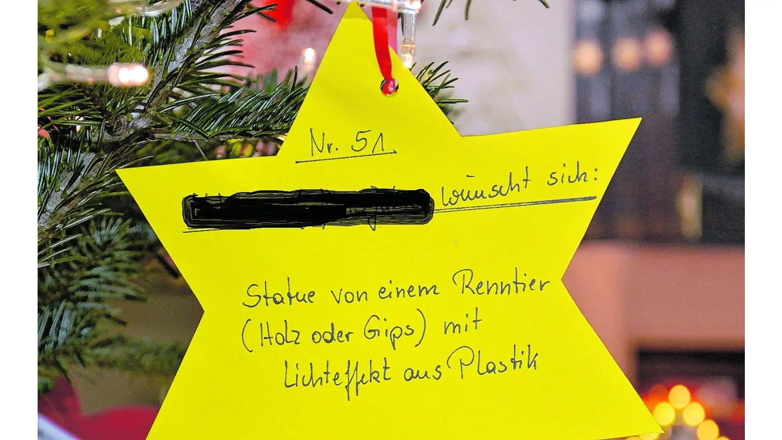 Der Wunschbaum erfüllt Kinderträume (Foto: bt)