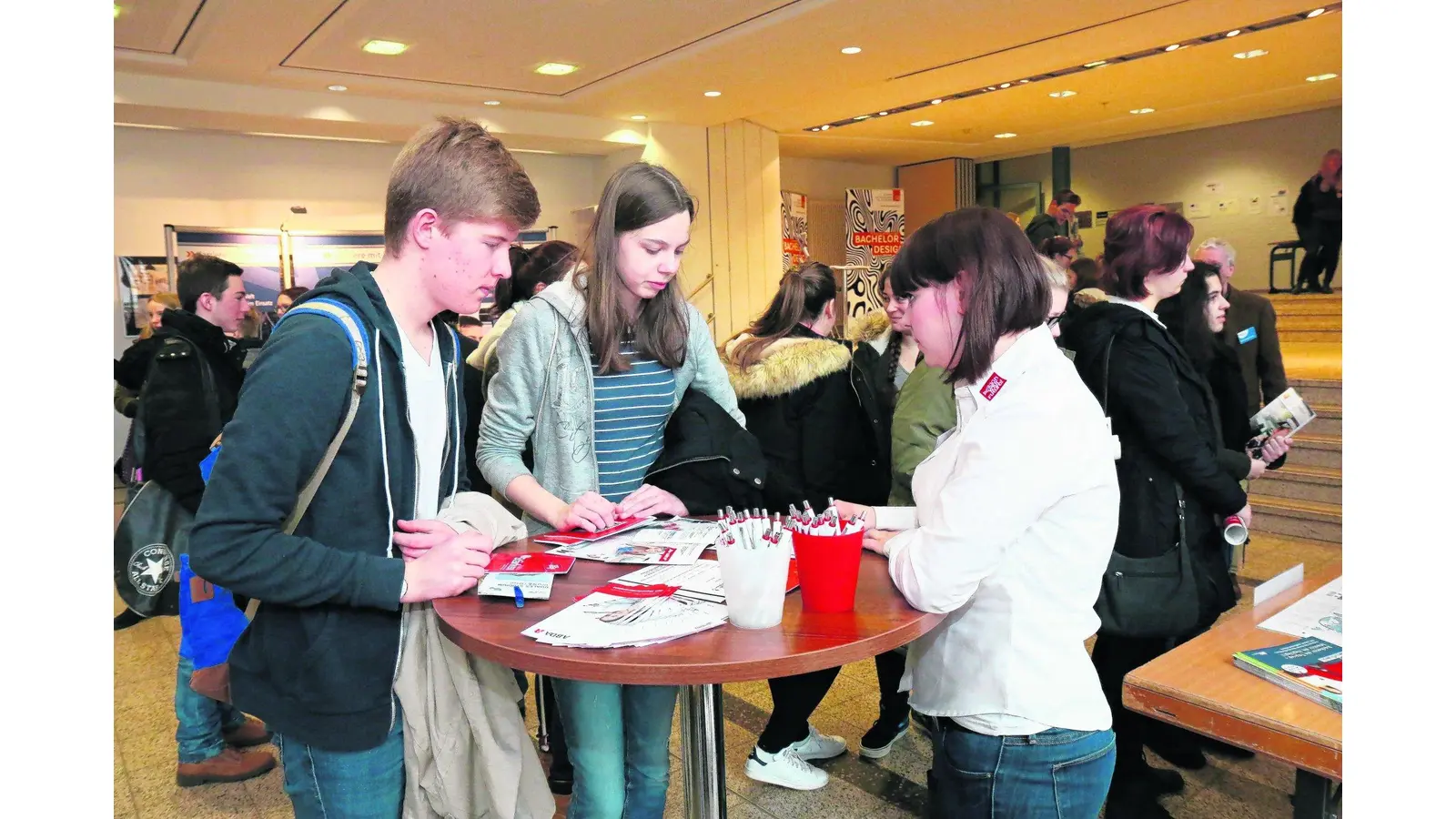 Schüler loten die eigenen Chancen aus (Foto: tau)