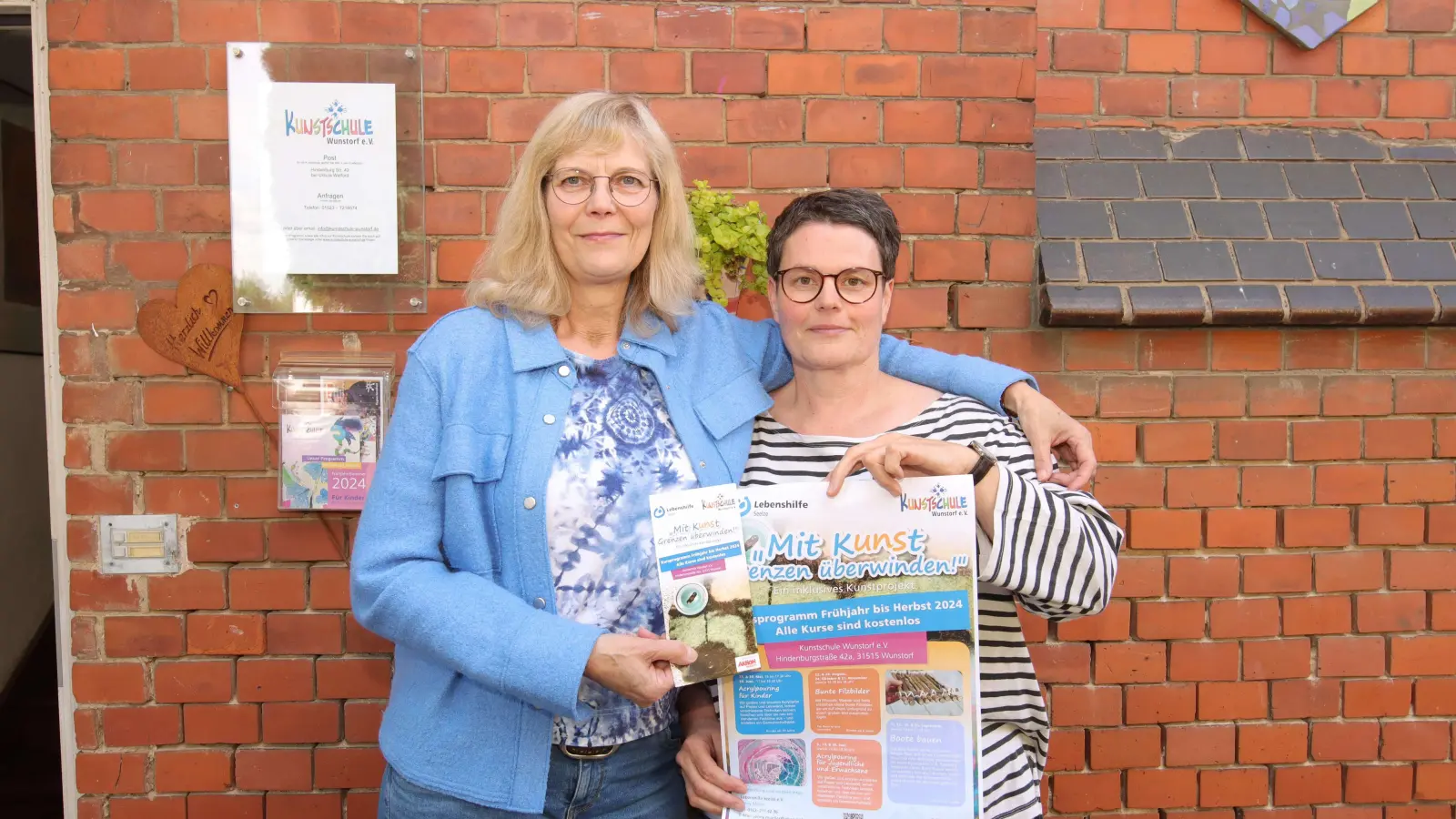 Werben für die Aktion (v.li.): Ulrike Coldewey und Jenny Müller. (Foto: tau)