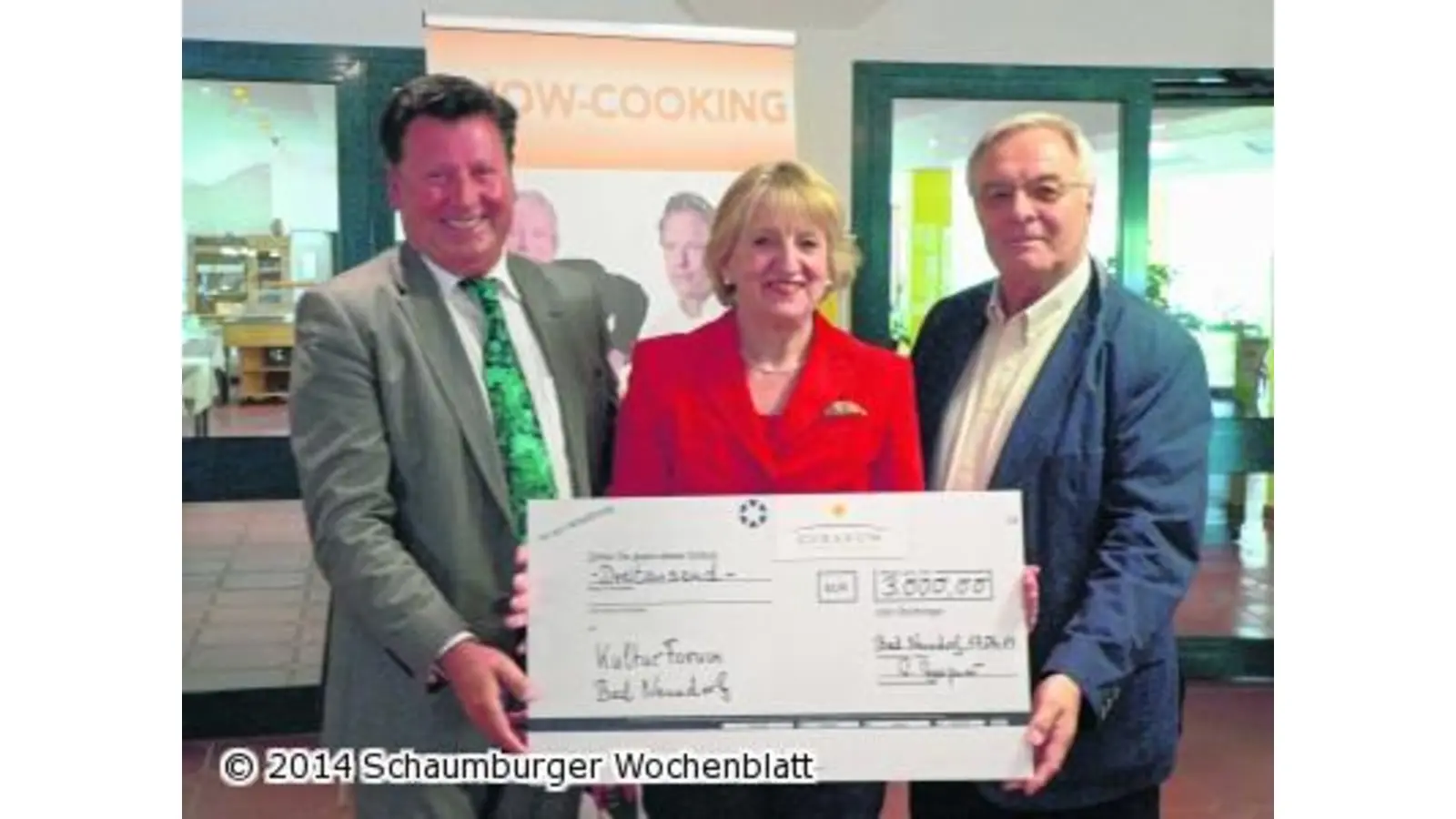 3000 Euro für das Kulturforum (Foto: mk)