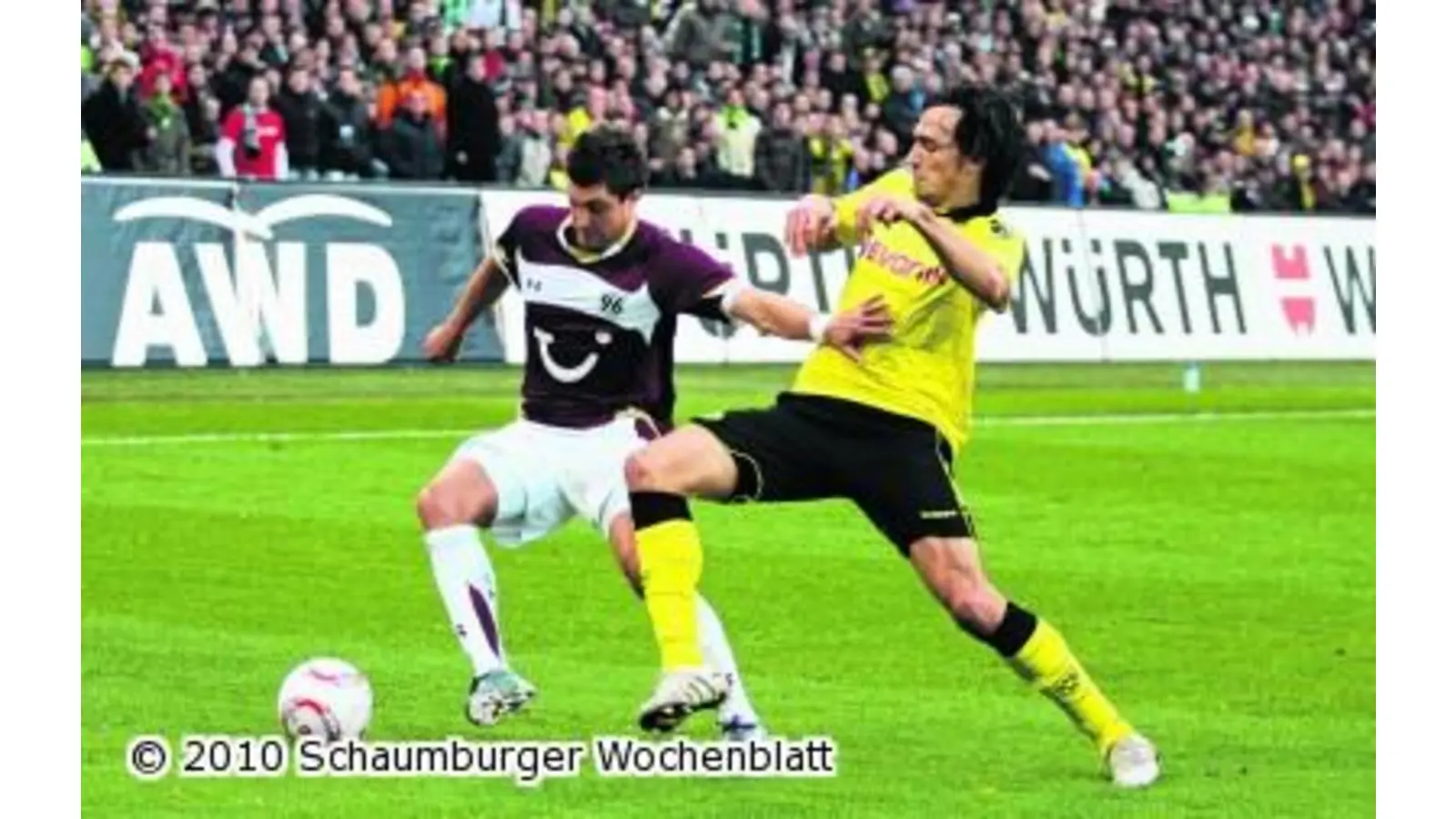 Die Borussen sind eine Nummer zu groß für 96 (Foto: red)