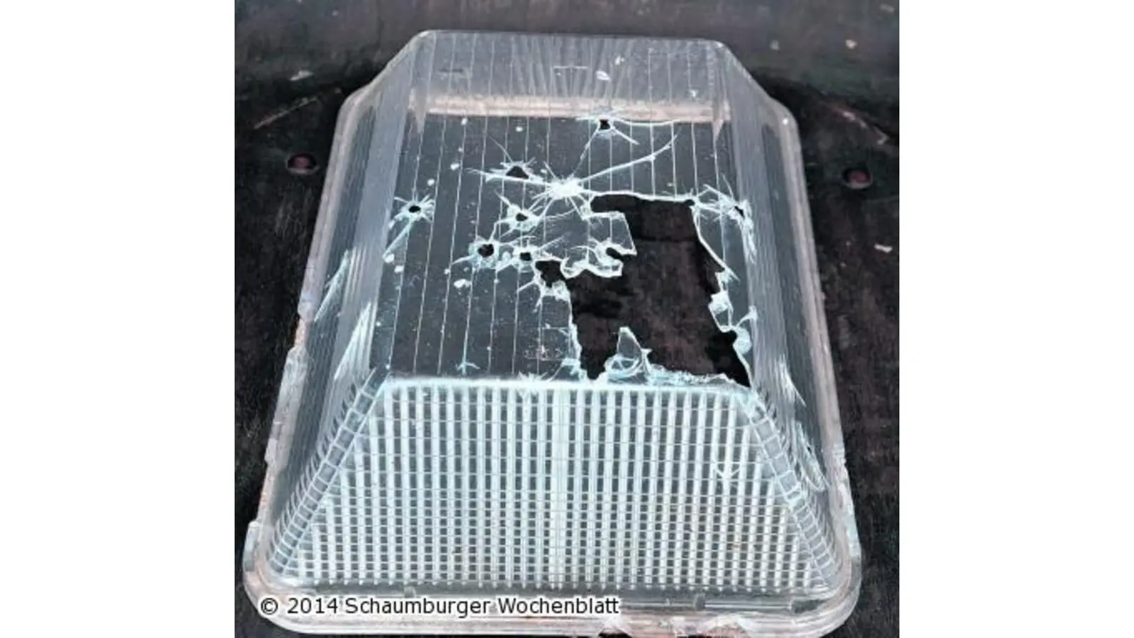 Neun Lampen zerschossen (Foto: red)
