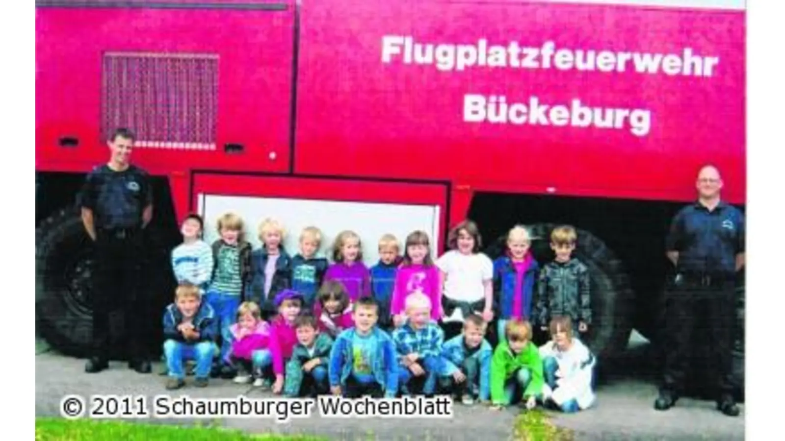 Pusteblumen-Kinder entdecken Feuerwehr (Foto: red)