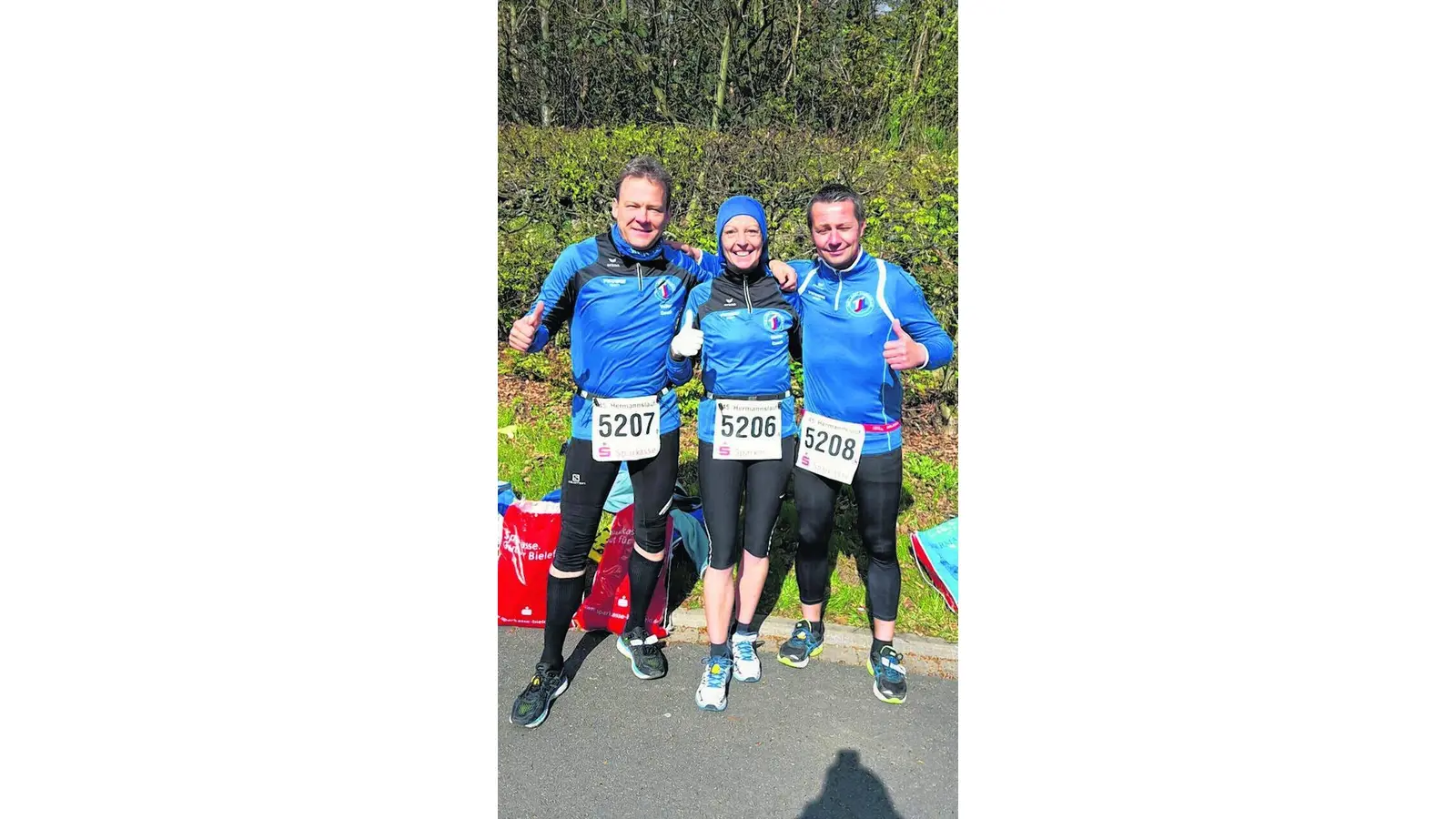 Gefühlten Marathon bestens überstanden (Foto: gr)