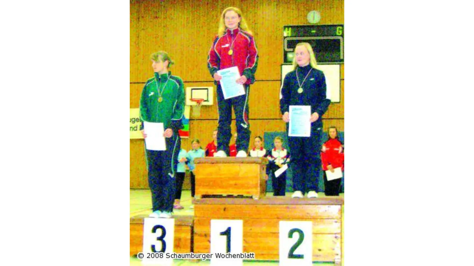 Schwestern auf dem Treppchen (Foto: ste)