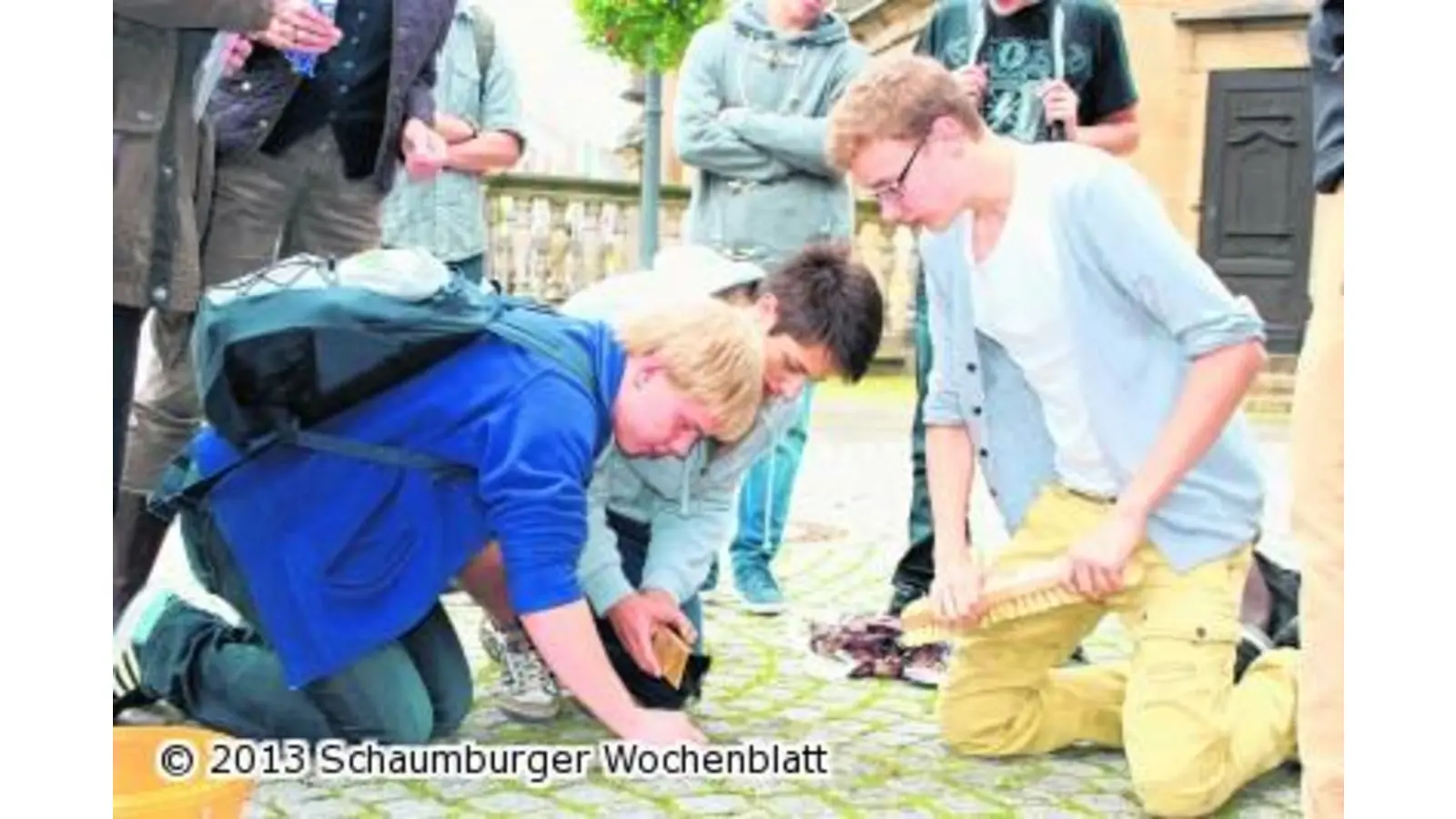 Zwölf Schüler arbeiten die Geschichte ihrer Stadt auf (Foto: red)