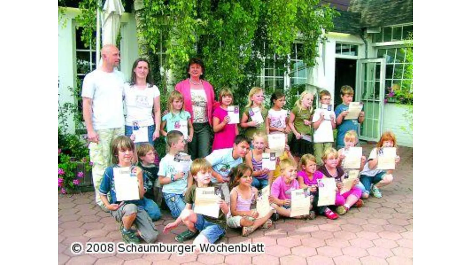 Urkunden für die jungen TSV-Sportler (Foto: red)