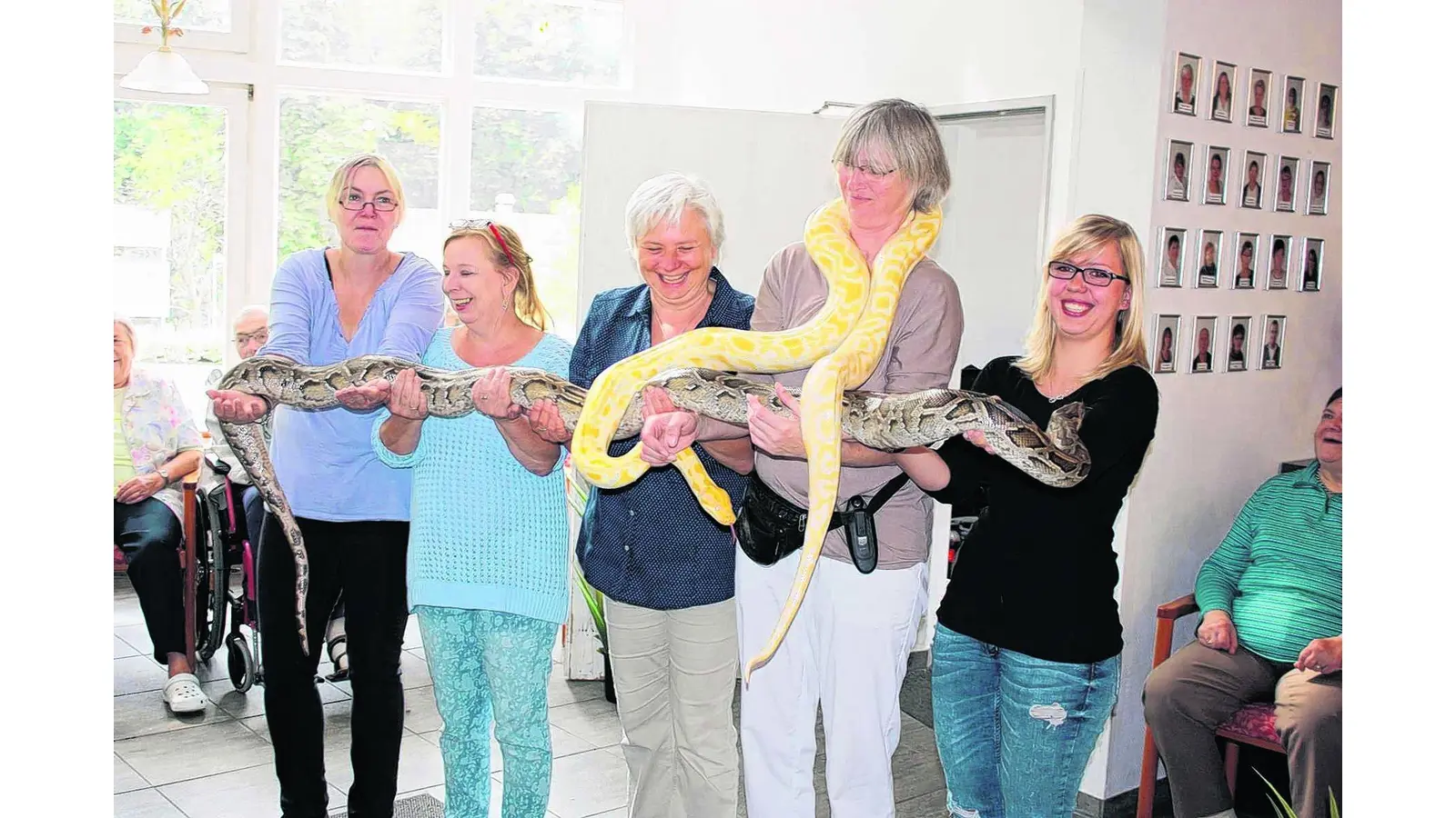 Speisesaal verwandelt sich in einen Zoo (Foto: mk)