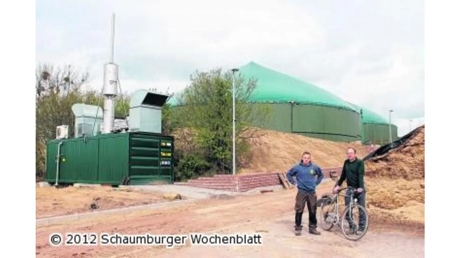 Moderne Biogasanlage erzielt vier Millionen Kilowattstunden pro Jahr (Foto: red)