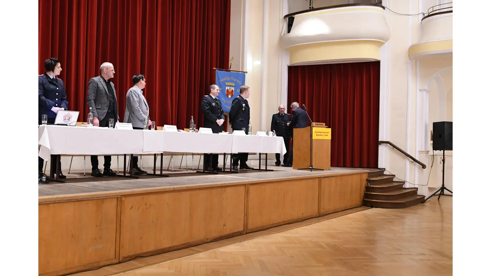 Hans-Hermann Liese wurde für 50 Jahre aktive Dienste im Feuerlöschwesen ausgezeichnet. (Foto: nd)