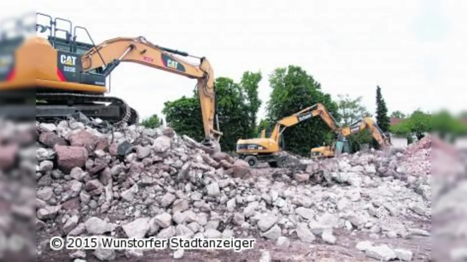 Polstermöbelfabrik Raulwing abgerissen (Foto: gi)