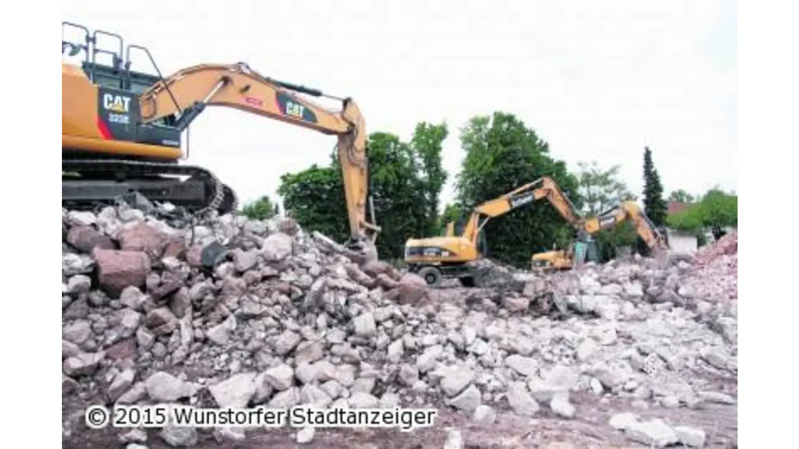 Polstermöbelfabrik Raulwing abgerissen (Foto: gi)