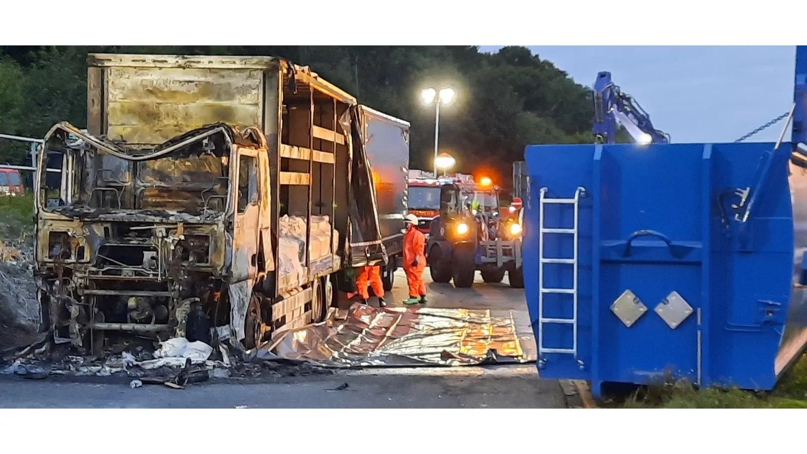 Langwieriger Gefahrguteinsatz (Foto: mk)