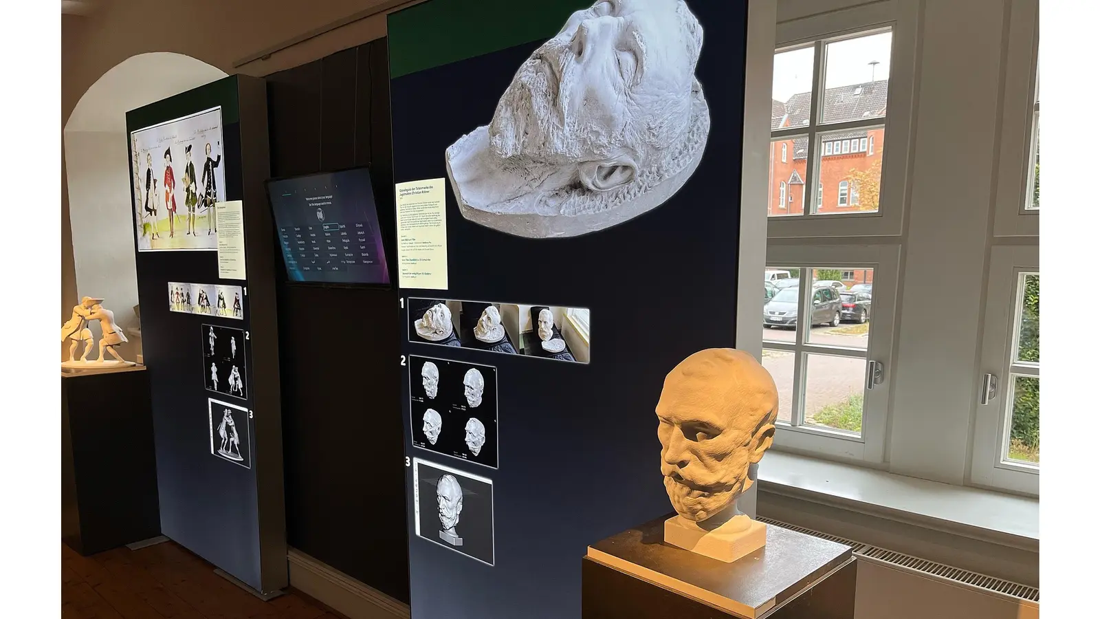 KI-Kunst aus dem 3-D-Drucker. Die letzte öffentiche Führung „Alles Kunst! 2.0” findet am Donnerstag, 19. Februar, ab 19 Uhr im Museum Eulenburg statt.  (Foto: ste)