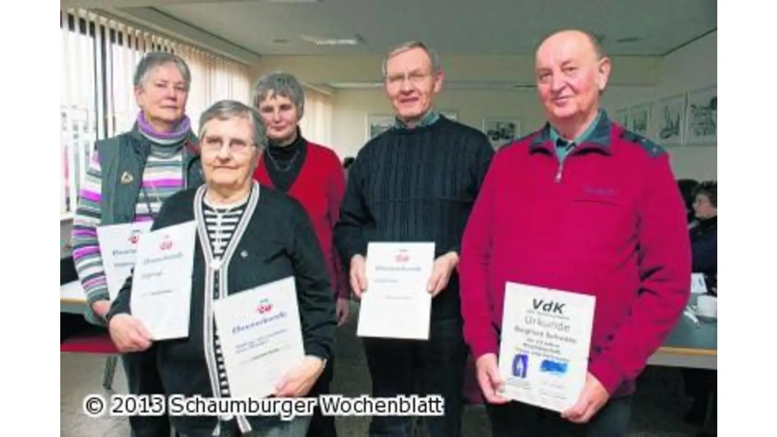 VdK kann sich 2012 über 29 neue Mitglieder freuen (Foto: km)
