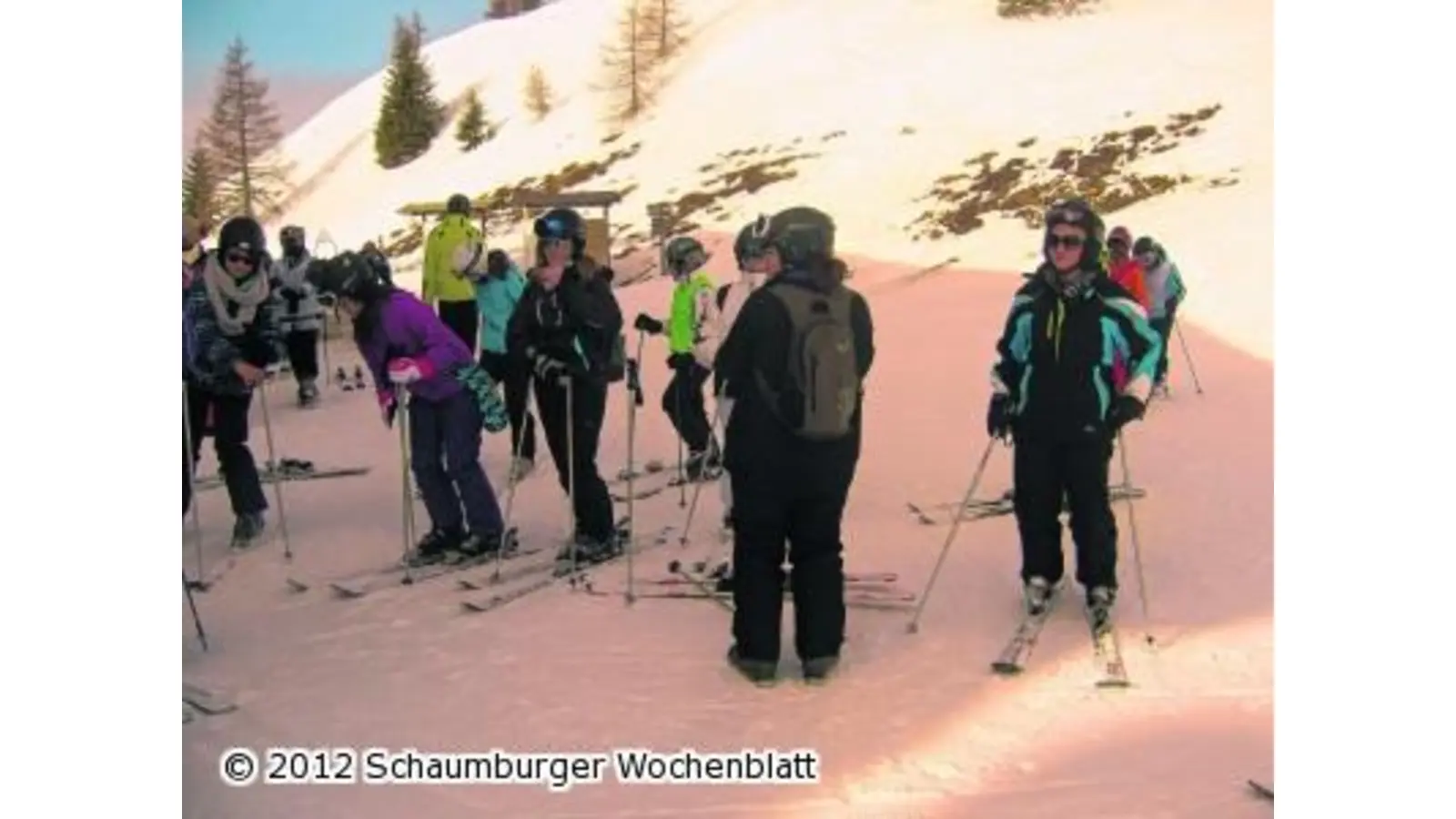 Abfahrtsrennen im Schulsport (Foto: ste)