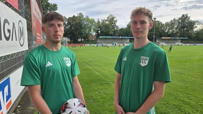 v.l.n.r.: Max Pöhler u. Lennart Schulz. (Foto: privat)