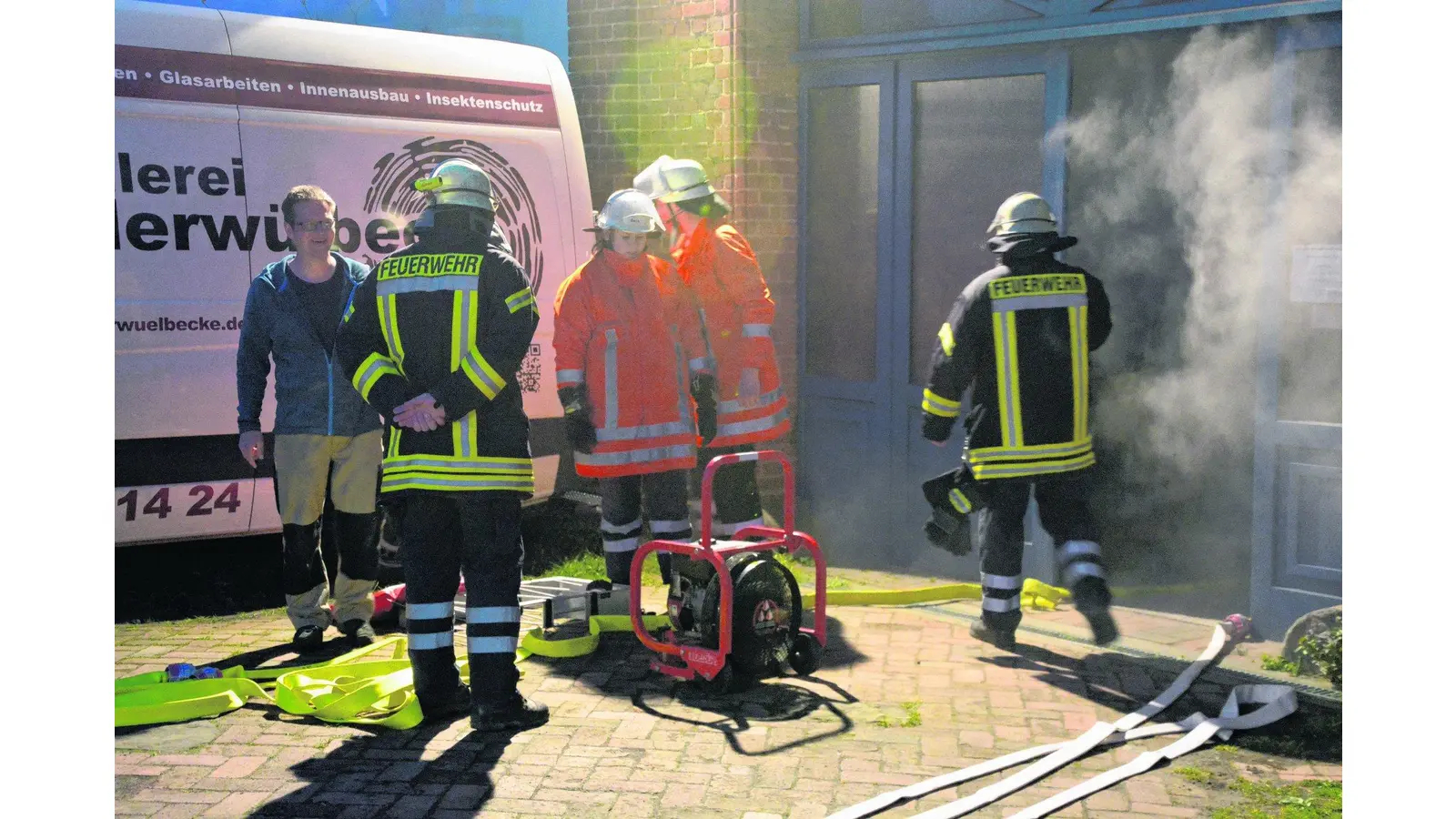 Erfolgreiche Übung (Foto: gi)