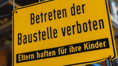 Wenn sie draußen hängen, läuft der „Wohnungsbau-Turbo“: In Wunstorf fehlt das Tempo allerdings noch. (Foto: IG BAU | Florian Göricke)