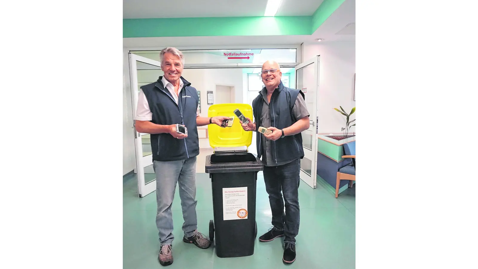 Handys abgeben und Gutes tun (Foto: jb)