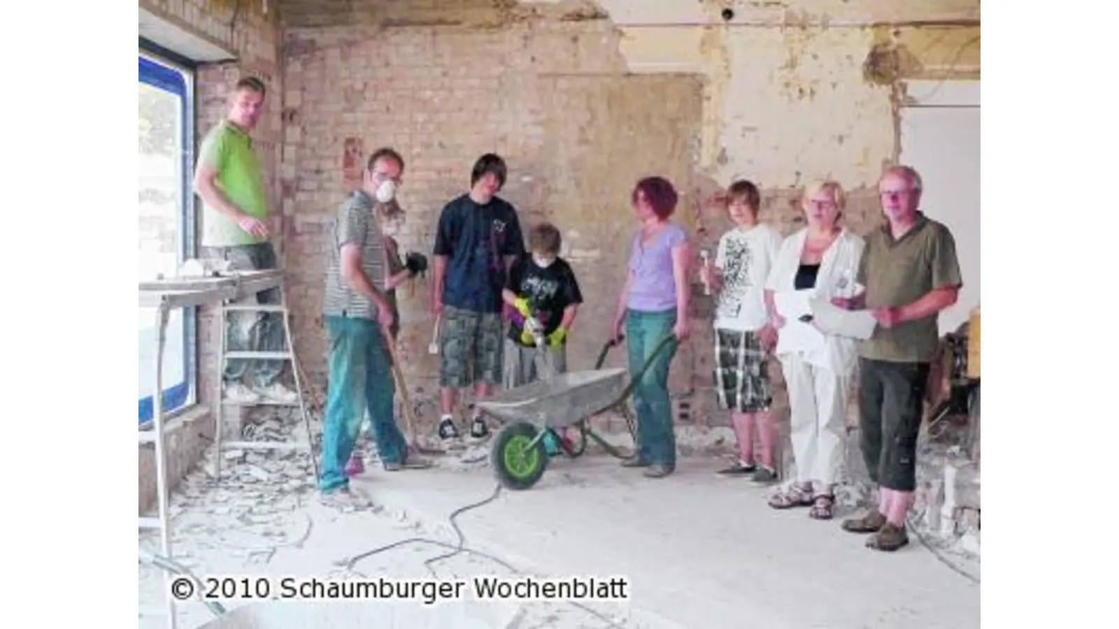 Jugend wirbelt mächtig Staub auf (Foto: al)