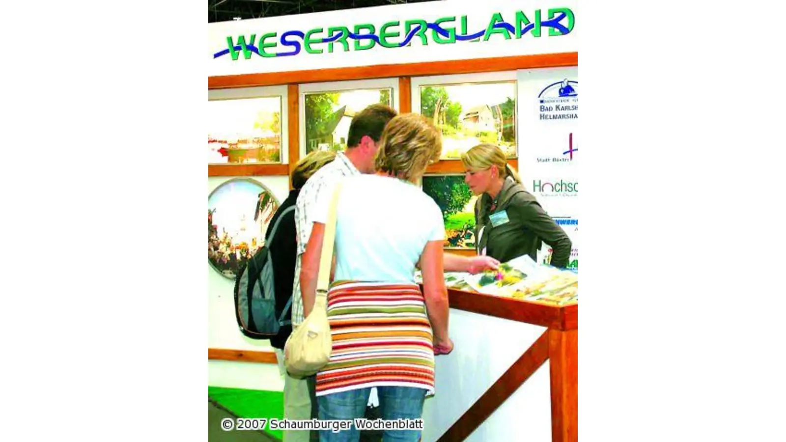 Weserbergland wirbt auf Düsseldorfer Messe (Foto: ug)
