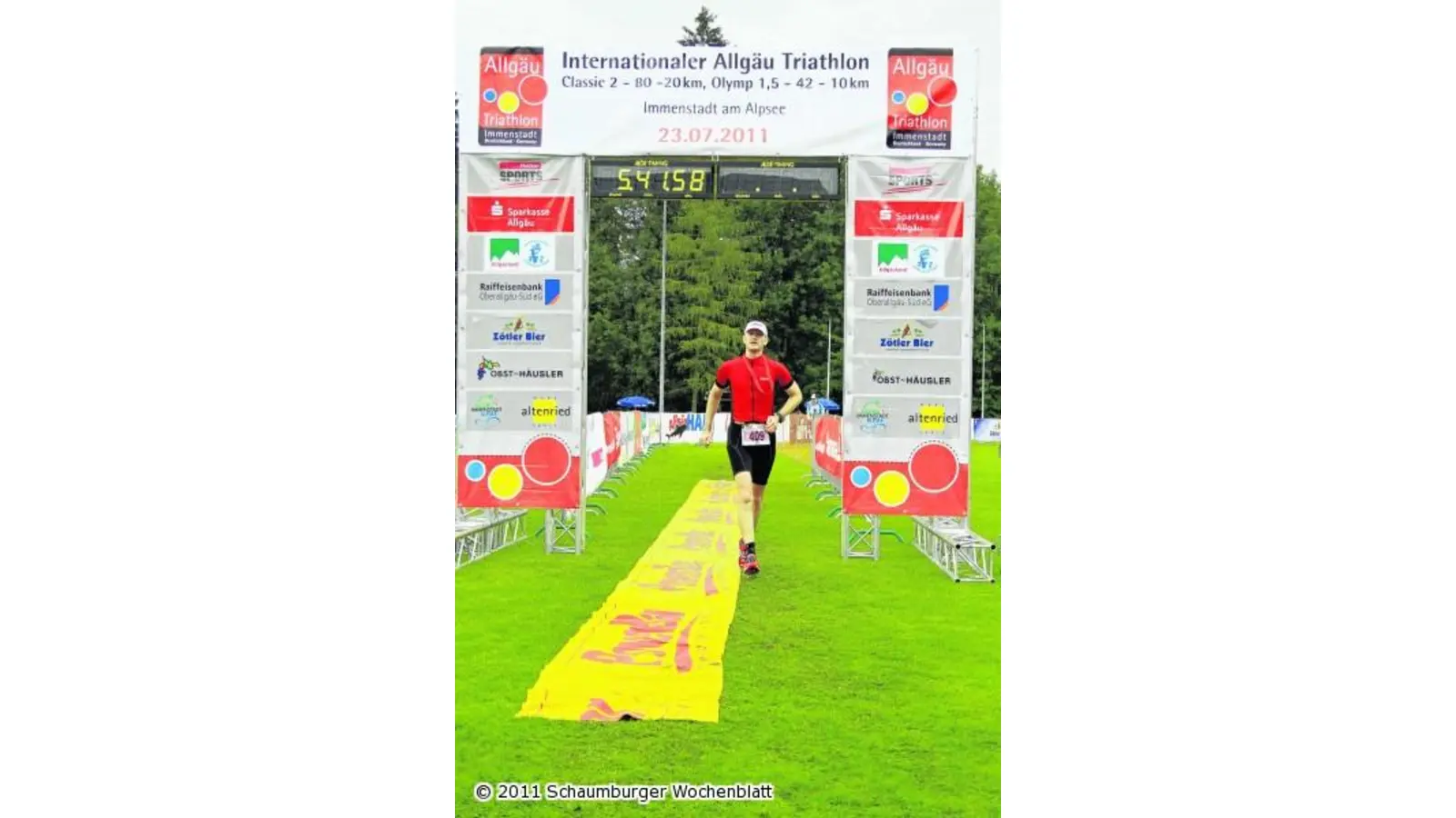 Triathlet Lutz Röbke startet richtig durch (Foto: em)