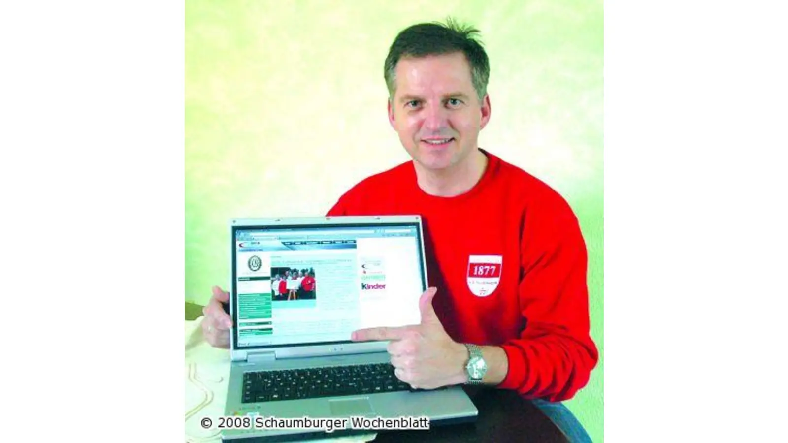 VfL auf der Homepage des Sport-Bundes (Foto: wtz)