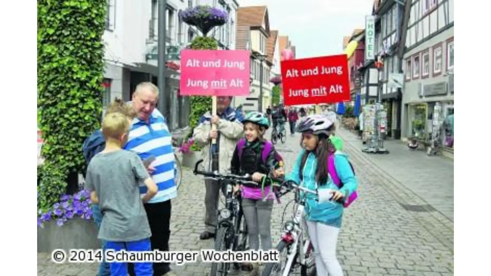 Schüler bitten um mehr Rücksicht von Fahrradfahrern (Foto: ste)